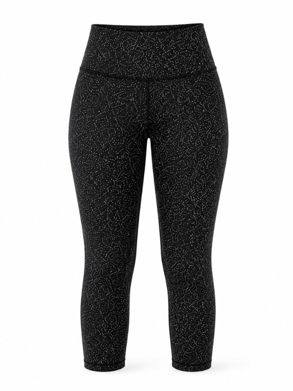 🍋 2/60 Lululemon Wunder Under High-Rise tight Magnetized Jacquard Black Sz 6